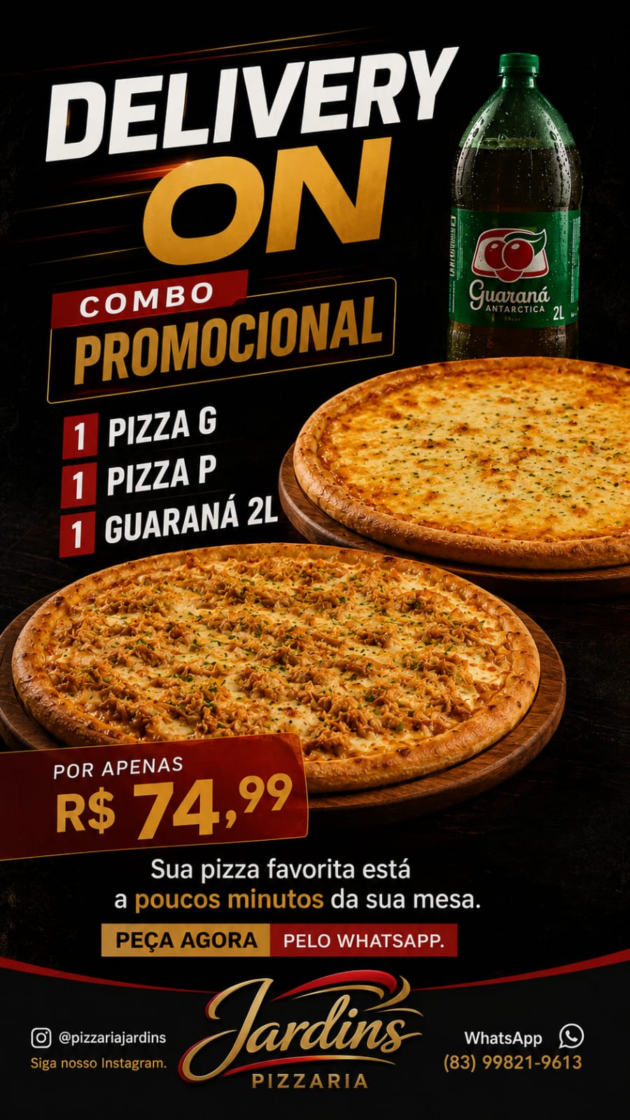 Combo Promocional G + P + Guaraná 2L